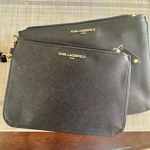 Karl Lagerfeld Paris Two-Piece Envelope Wristlet Clutch Set